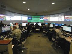 The Defense Information Systems Agency command center at Fort Meade, Maryland, in 2013.