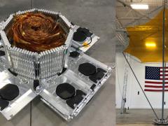 In late February, DARPA is planning to launch a new type of antenna that could enable missions that usually require large satellites, the agency reports. Credit: DARPA