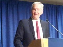 Russell Deyo, undersecretary for management, U.S. Department of Homeland Security, addresses attendees at the AFCEA Homeland Security Conference in Washington, D.C.