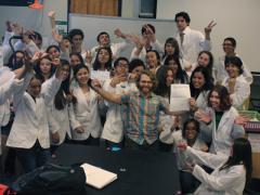 AFCEA’s STEM Teacher Scholarship award enables Jeremy Jonas, a biology and biotechnology teacher at Tucson High Magnet School in Tucson, Arizona, to outfit his science classroom with microscopes and other equipment and supplies so he can better engage with his students.