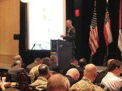 At the Cyber Education, Research, and Training Symposium 2019, Brig. Gen. Dennis A. Crall, USMC, (now a Maj. Gen.) principal deputy cyber adviser, Office of the Secretary of Defense, said warfighter education and training must focus on mission preparation.