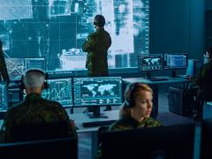 Connecting data siloes within the Defense Department helps speed operational decision making. Credit: Shutterstock/Gorodenkoff
