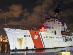 The Coast Guard faces bandwidth challenges, and the service is looking at how to optimize applications on smaller ships.