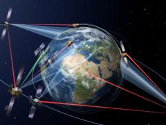 Europe has a laser communications system in operation, the SpaceDataHighway. Credit: Airbus