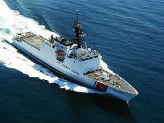 The USCGC Waesche, the second of the National Security Cutter class, was outfitted in 2013 with a suite of technologies procured under the Coast Guard’s C4ISR project.