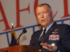 Lt. Gen. James McLaughlin, USAF, deputy commander, U.S. Cyber Command, kicked off the second day of the AFCEA Defensive Cyber Operations Symposium in Baltimore, during which military officials highlighted the importance of command and control in defending cyberspace.