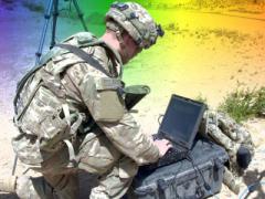 The Army Rapid Capabilities Office uses the Network Integration Evaluation exercises to gain soldier feedback on electronic warfare prototypes. The service expects to make advances this year on reintroducing sophisticated electronic warfare technologies back into the force.  Original image by Sgt. Maricris C.McLane, 24th Press Camp Headquarters. Edited by Chris D’Elia.