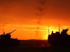 Soldiers participate in live-fire training during Exercise Saber Guardian in Varpalota, Hungary on June 5. U.S. Army Europe and Romanian land forces lead Saber Guardian, which is designed to improve the integration of multinational combat operations. Army Spc. Joseph Knoch