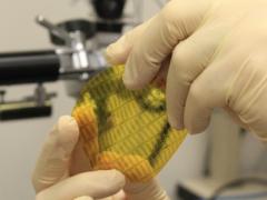 A smart skin technology for robots or prosthetics developed by researchers at the University of Texas at Arlington is undergoing testing with three companies and could soon be ready for fielding.  Courtesy University of Texas at Arlington