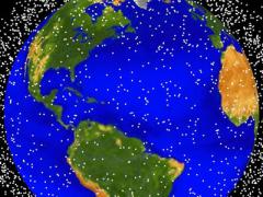 More than 500,000 pieces of debris, or “space junk,” are tracked as they orbit the Earth. They all travel at speeds up to 17,500 mph, fast enough for a relatively small piece of orbital debris to damage a satellite or a spacecraft.