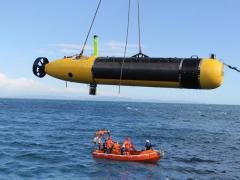 NATO deploys unmanned systems to gather data in support of counter-mine operations.
