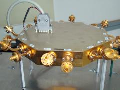 NIST researchers developed this directional 16-antenna array to support modeling of wireless communications channels at 83 gigahertz.