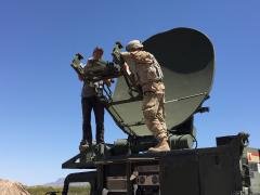 The Army’s CCDC C5ISR Center uses field experimentation, such as the annual Network Modernization Experiment, to evaluate the maturity of DOD and industry technologies early in the research and development cycle and in a relevant, threat-based environment. Credit: U.S. Army