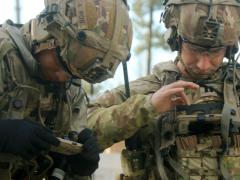 Ahead of a deployment to Afghanistan, the 2nd Security Force Assistance Brigade concluded a training rotation at the Joint Readiness Training Center (JRTC) at Fort Polk, Louisiana, that included training on the new Integrated Tactical Network. Over the next two years, Army officials expect to make significant progress on the unified network concept, which will converge the tactical and enterprise networks. Credit: U.S. Army