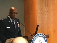The United States is keeping a close eye on adversaries in the Indo-Pacific Region, says Gen. Charles Brown, USAF, commander, Pacific Air Forces, speaking at yesterday’s Mitchell Institute event in Arlington, Virginia.