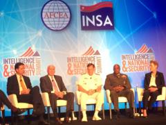 Directors of the 'Big 6' in the U.S. intelligence community speak during the third annual Intelligence and National Security Summit in Washington, D.C.