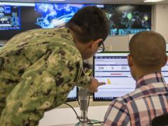 Members of the JFHQ-DODIN Operations Center (JDOC) support and enable proactive defensive actions on a 24/7 basis, sharing timely and relevant operational information and intelligence with Defense Department components and partners.