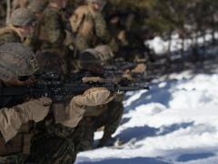 U.S. Marines with 3rd Battalion, 6th Marine Regiment, 2nd Marine Division conduct live fire range training in cold weather conditions at the Marine Corps Mountain Warfare Training Center, in Bridgeport, California, in preparation for their deployment to Norway's high north above the Arctic circle. Credit: USMC photo by Lance Cpl. Jacqueline Parsons