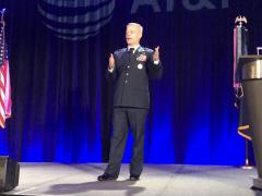 Lt. Gen. Timothy Haugh, USAF, reports that the 16th Air Force reached full operational capability on April 21, during a virtual AFCEA Alamo luncheon event the same day. The general also spoke at the chapter’s ACE event in November. 