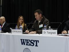 WEST 2020 panelists discuss AI. Photo by Michael Carpenter