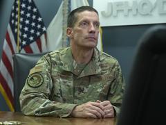 Lt. Gen. Robert J. Skinner, USAF, DISA director and Joint Force Headquarters (JFHQ) DODIN commander, views five distinct lines of effort as the key to DISA's new strategy. (DISA photo)