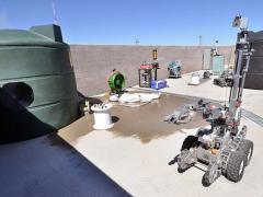 In previous rodeos, teams competed in simulations that included a tornado-damaged nuclear reactor scenario. Operators were tasked with quickly locating and moving simulated fuel rods, stopping the flow of radioactive water from running into a storm drain system and minimizing radioactive contamination on the robot.