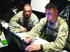 In this file photo, Marines develop their private cloud, focusing on ensuring the right access for the right people.