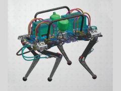 The NRL is looking for a transition partner for MERLIN that wants to develop and possibly field small quadruped robots. NRL