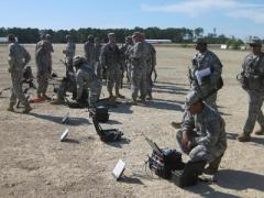Several technologies are enhancing U.S. Army satellite connectivity. For small team-size elements, the Global Rapid Response Information Package (GRRIP) is deployed in a single transit case the size of a carry-on bag and can be set up in minutes. GRRIPs provide secure, unclassified communications to forces operating in austere and demanding environments.