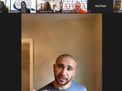 U.S. Army MSG Pavel “Pasha” Palanker, a 17-year combat veteran and Purple Heart recipient facing severe PTSD offers ways to handle stress during the holidays and pandemic. Photo courtesy of the AFCEA Gold Vault Chapter