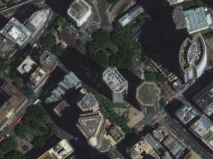 A DigitalGlobe WorldView-3 satellite image of Sydney shows the variety of buildings dotting the landscape. Among the artificial intelligence (AI) research sponsored by the Intelligence Advanced Research Projects Activity (IARPA) is an AI program designed to determine the functions of buildings just from looking at overhead imagery.