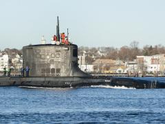 The USS Colorado makes its way to its base at New London, Connecticut. The Office of Naval Intelligence (ONI) is increasing its efforts to uncover adversary submersible capabilities and help build better U.S. Navy submarines. Credit: John Narewski