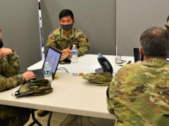 The COVID-19 pandemic has dramatically increased the need for online telework and has expanded the cyber attack vectors. U.S. Army Photo by Sgt. 1st Class Marco Baldovin
