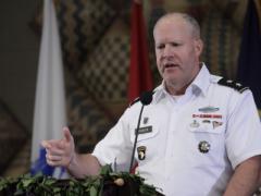 Maj. Gen. John P. Johnson, USA, deputy commanding general, U.S. Army Pacific, describes how the Army is working toward the broader picture of improved international partnerships at TechNet Asia-Pacific 2018 in Honolulu. Credit: Bob Goodwin Photography