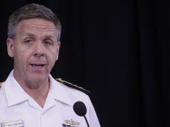 Adm. Philip S. Davidson, USN, commander of the U.S. Indo-Pacific Command, describes the command's new cyber challenges and policy at TechNet Asia Pacific 2018 in Honolulu.