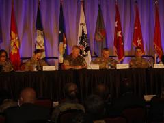 Panelists discuss cybersecurity and cooperation among nations during TechNet Augusta 2021. Photo by Michael Carpenter