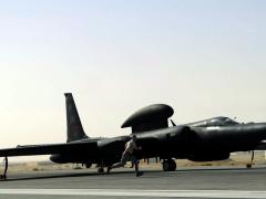 Airmen quickly remove the final pins from a U-2 Dragonlady before a flight, Oct. 4. The U-2 is the primary source of high altitude intelligence, surveillance and reconnaissance.