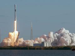 A SpaceX Falcon 9 rocket launches the first of the new generation of modernized, harder-to-hack GPS block III satellites in December 2018. GPS is one of the space-based functions that’s increasingly vital to the functioning of the U.S. economy. Credit: GPS.gov
