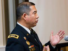Maj. Gen. Garrett Yee, USA, military deputy to the Army Chief Information Officer(CIO)/G-6, offers potential solutions to the challenge of bringing innovative technologies to the force rapidly and equipping them with adequate cybersecurity.