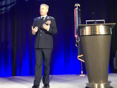 The 16th Air Force (Air Forces Cyber) provides information warfare capabilities to all of the U.S. Air Force’s air components and several U.S. Combatant Commands, as well as cyber representation to the U.S. Cyber Command, explains Lt. Gen. Timothy Haugh, USAF, commander, 16th Air Force (Air Forces Cyber) at the AFCEA Alamo Chapter’s ACE event.