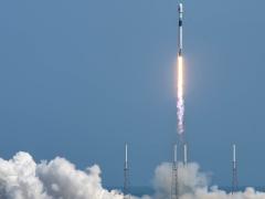 The successful launch of the GPS III Space Vehicle 03 and the recovery of the Falcon 9 rocket booster represents another step in innovation. Credit: SpaceX
