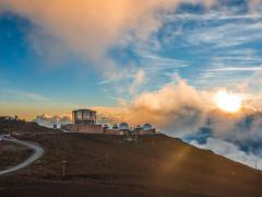 In late May or June, the U.S. Space Force’s Space Delta 2 is standing up another new squadron, the 15th Space Surveillance Squadron, which will uniquely conduct traditional space domain awareness operations at the Ground-Based Electro-Optical Deep Space Surveillance (GEODSS) system that sits at 10,000 feet atop Maui’s Mt. Haleakalā, as well as perform cutting-edge research and development. Photo courtesy of Bike Maui @bikingMaui