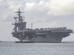 The USS Abraham Lincoln is part of a pilot program that will facilitate the integration of more comprehensive capabilities to the greater fleet. Photo by Petty Officer 3rd Class Aja Jackson