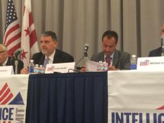 Panelists discuss the new face of terrorism during the 3rd annual INSS in Washington, D.C. this week.