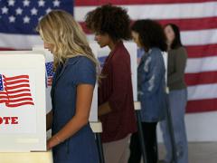 Cybersecurity officials reporter few cyber attack interruptions on Election Day. Credit: Shutterstock/vesperstock