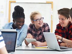 Organizations are seeing the need to bring cybersecurity education to middle schoolers. Credit: Shutterstock/SpeedKingz