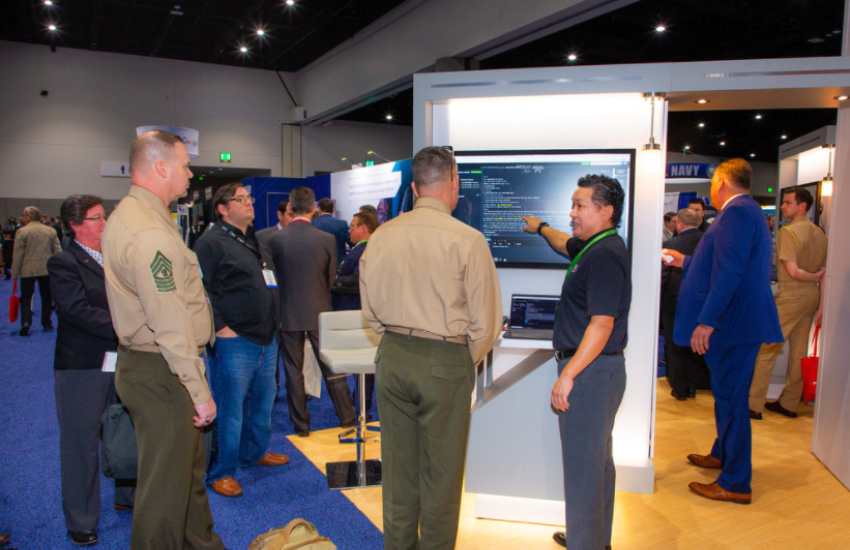 military at conference
