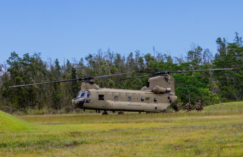 The Army’s Airborne SINCGARS radio capability, currently provided with the SINCGARS ARC-201D airborne radio, will also be modernized with an air-to-ground networking radio (AGNR), which will either be an AN/PRC-158 or AN/PRC-162 Manpack. The Army expects to equip its first platform with the modernized AGNR in FY 2025. U.S. Army photo