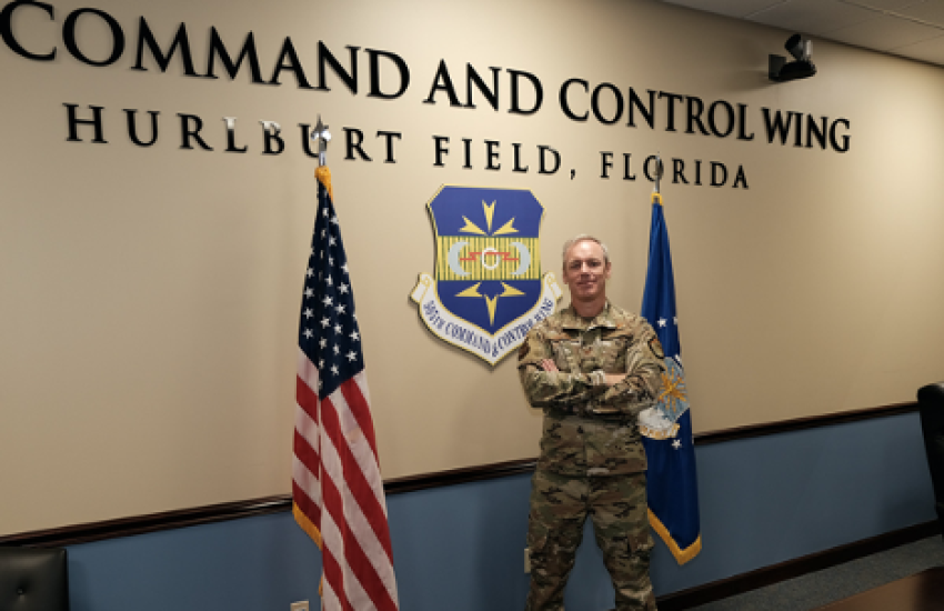 Col. Frederick Coleman, USAF, commander, 505th Command and Control Wing, Hurlburt Field, Florida, emphasizes that command and control needs to become a higher-level priority for the Air Force. Credit: USAF/505th C2 Wing Public Affairs