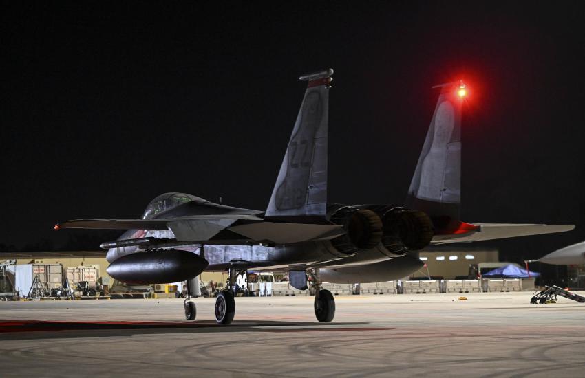 In September, a U.S. Air Force F-15C Eagle taxis before takeoff during Exercise Pitch Black 2022 at the Royal Australian Air Force Base Darwin, Australia. The U.S. Air Force is taking many of its aircraft types to the continent to improve operations with Australian ground and air support assets. U.S. Air Force photo by Staff Sgt. Savannah Waters